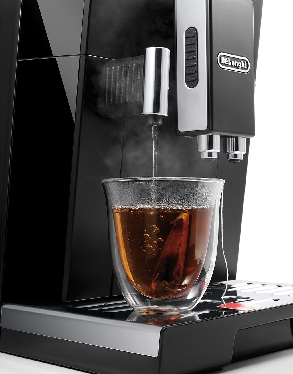 CaffeMecano - Eletta, Machine expresso avec broyeur, technologie exclusive boissons lactées, 2L,Noir