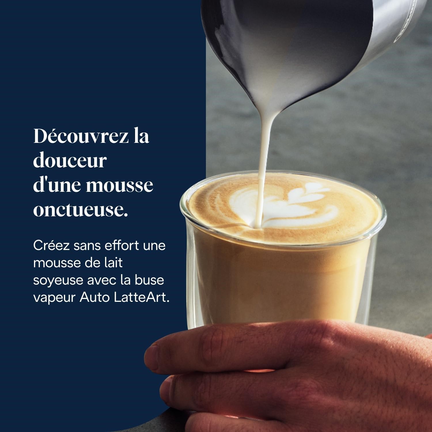 CaffeMecano - La Specialista Touch Machine à expresso avec moulin à café, fonction Cold Brew, métal