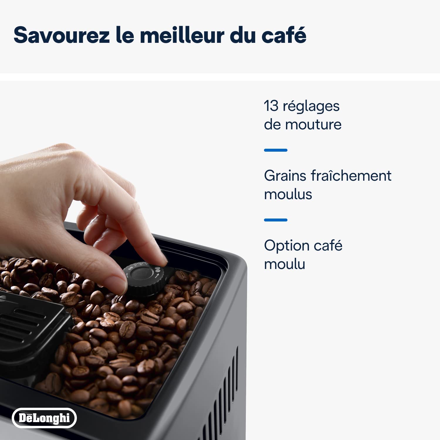 CaffeMecano - Dinamica Plus, Machine Expresso avec Broyeur, Système LatteCrema,, 1.8l, Noir