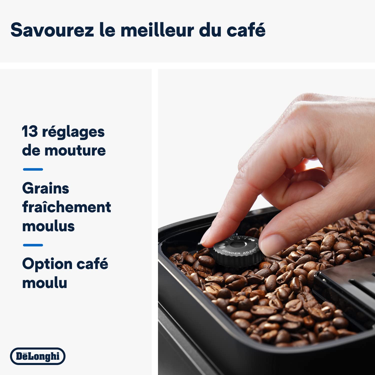 CaffeMecano - Magnifica Evo, Machine à Café et Cappucino avec Broyeur à Grains, Noir
