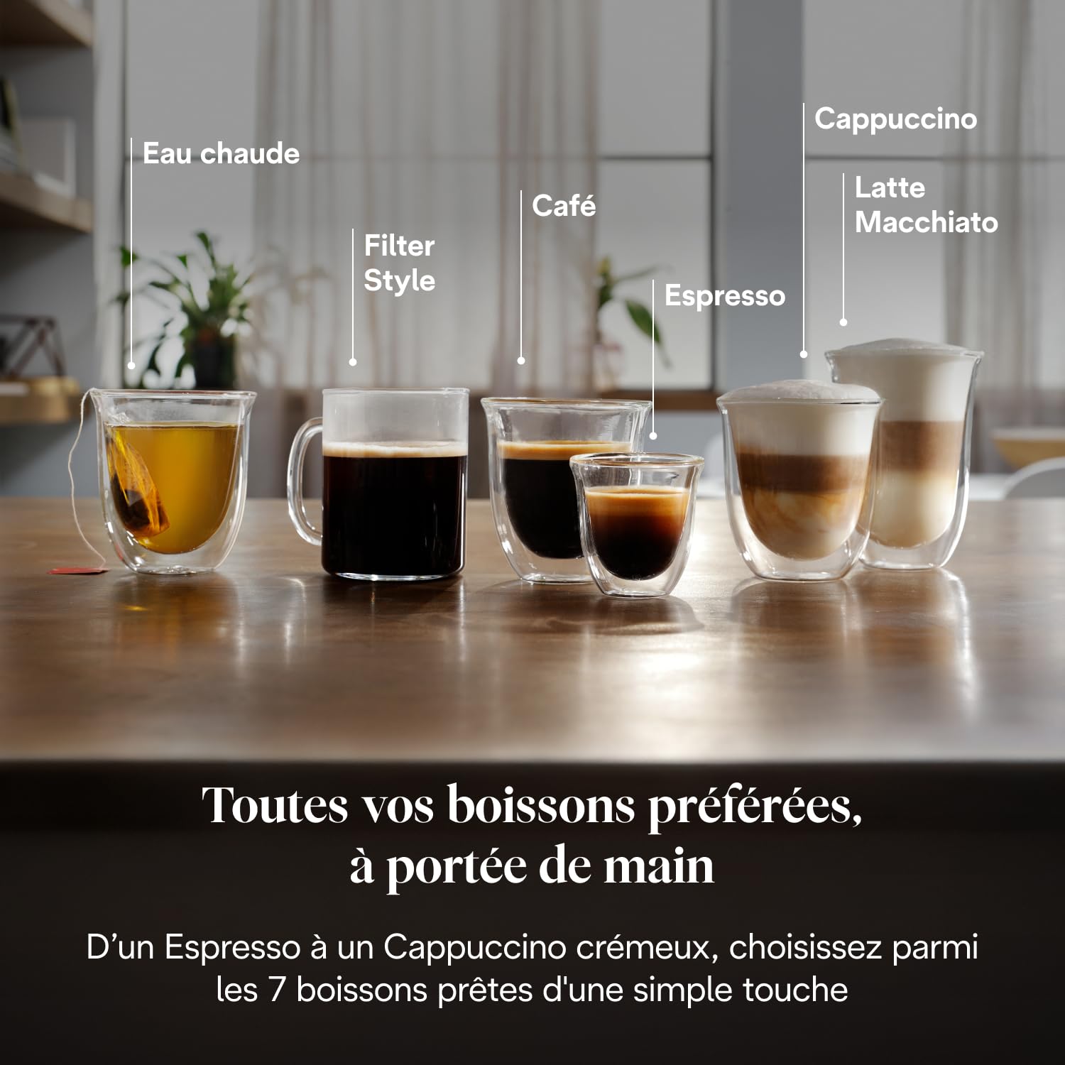 CaffeMecano - Magnifica Evo - Perfetto Machine à Café Automatique avec LatteCrema Mousseur à Lait Automatique, Argent et Noir