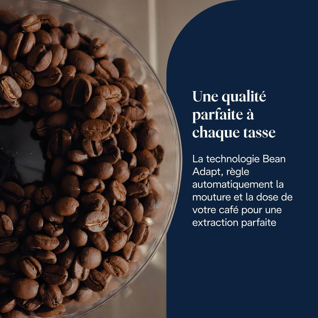 CaffeMecano - La Specialista Touch Machine à expresso avec moulin à café, fonction Cold Brew, métal