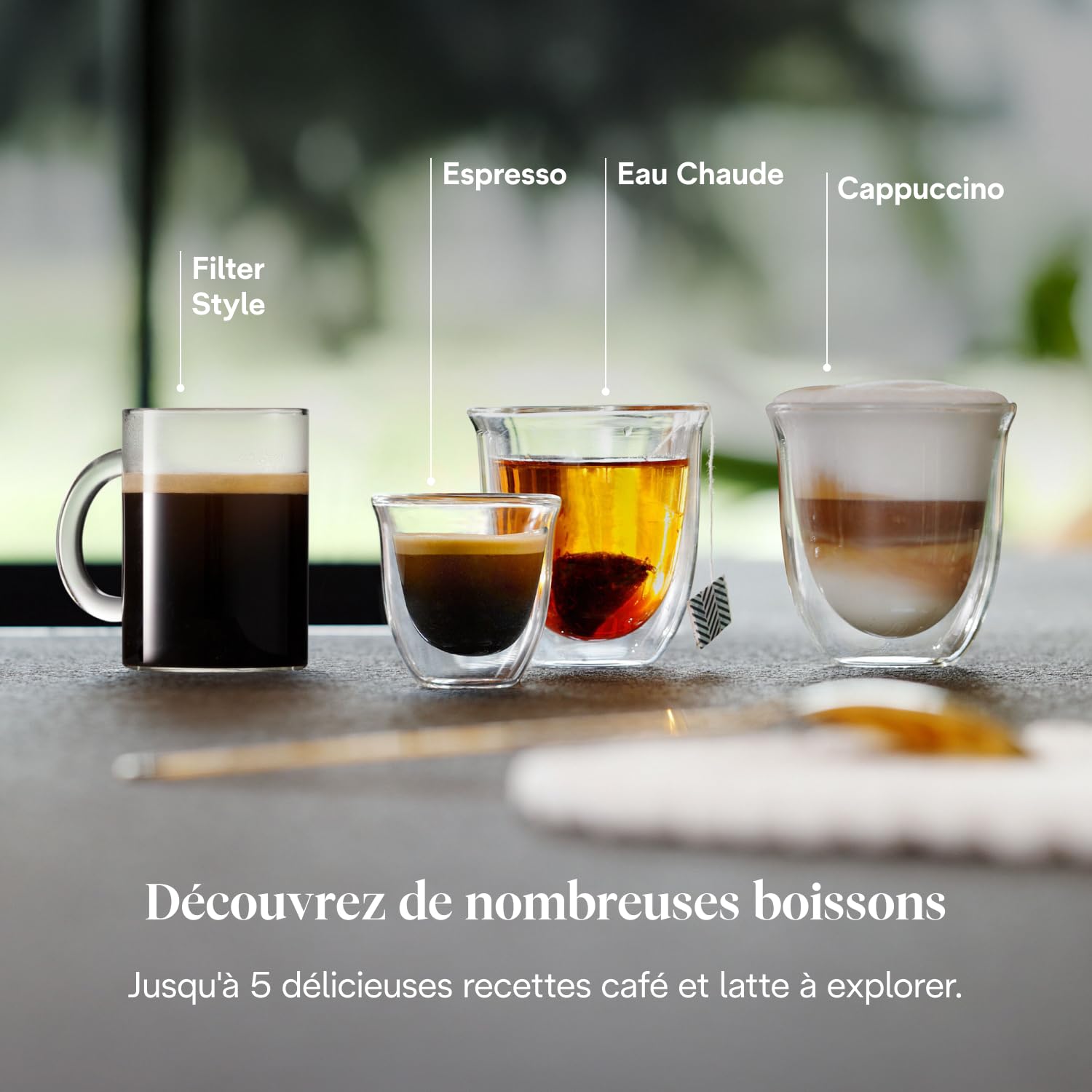 CaffeMecano - Magnifica Start - Perfetto Machine à Café Automatique avec LatteCrema Mousseur à Lait Automatique, Noir